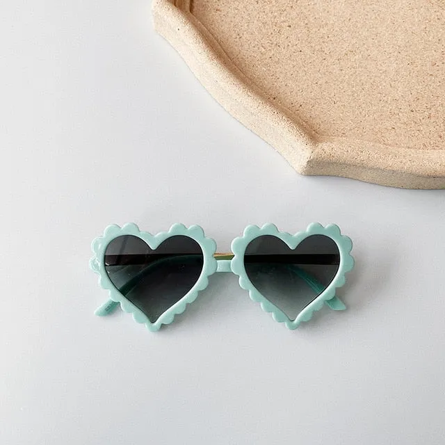 Infant Kids Baby Girls Boys Letter Solid Sunglasses