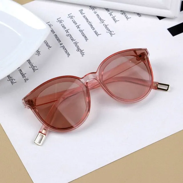 Infant Kids Baby Girls Boys Letter Solid Sunglasses