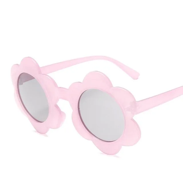 Infant Kids Baby Girls Boys Letter Solid Sunglasses