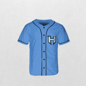 Jersey ~ Jr Hawks Classic Logo and Brick Wall Baseball