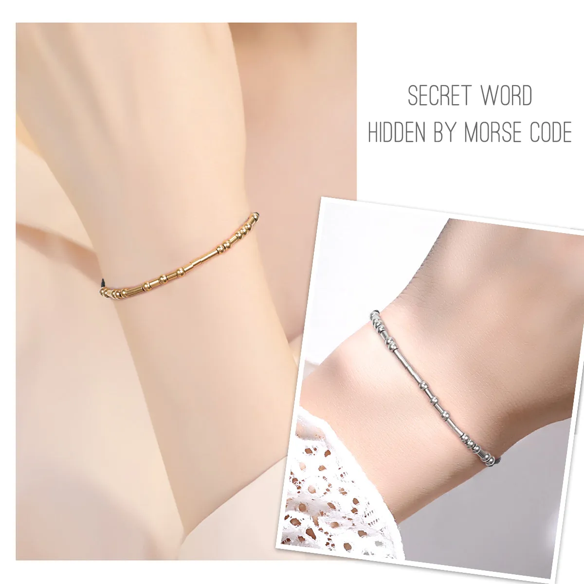 Jewelry Bracelets Bright Bracelet - 100% Waterproof ,Coated Charm, Adjustable Band