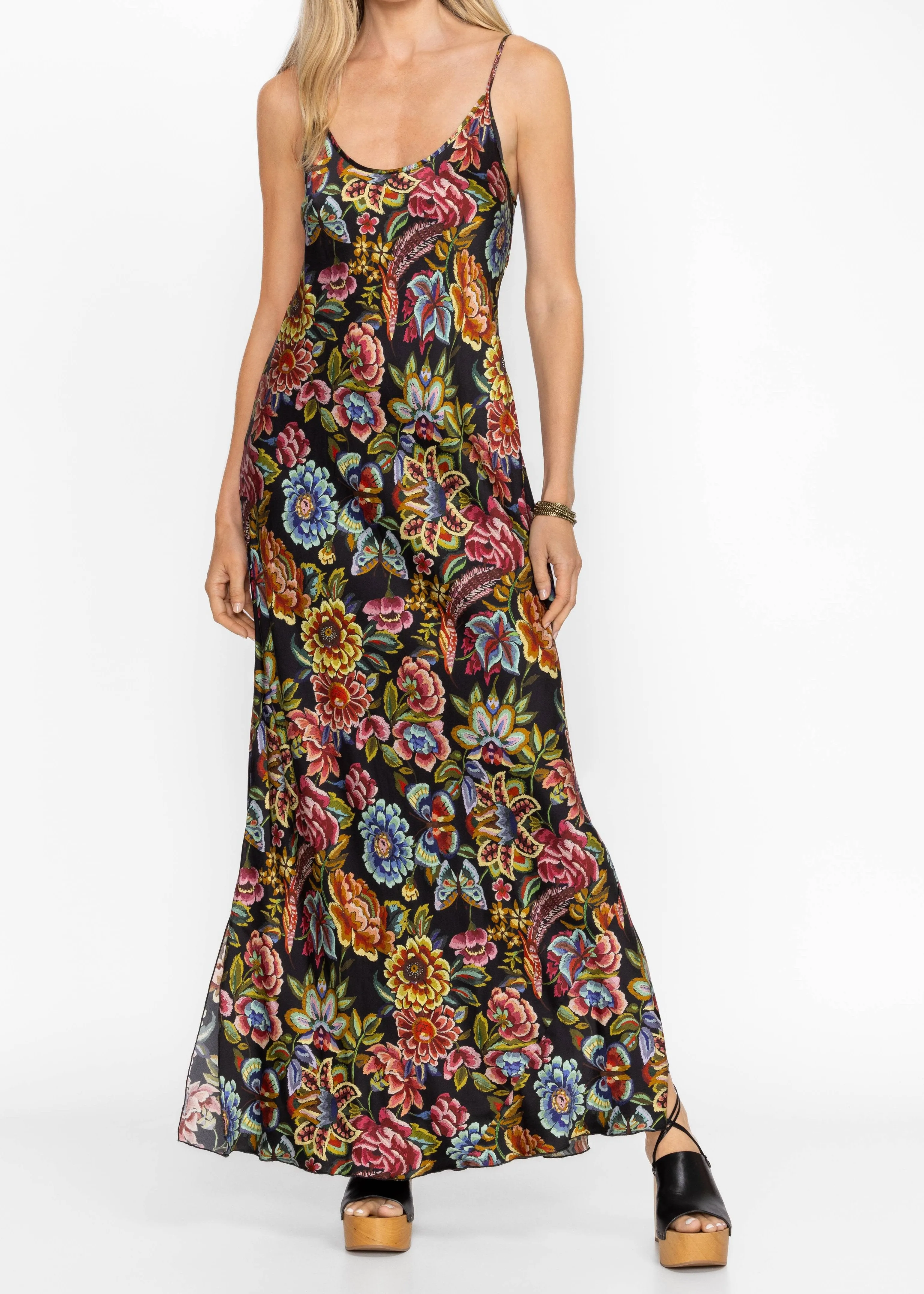 Johnny Was Gigianna Slip Dress Antiqua Flower
