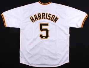 Josh Harrison Signed Pirates Display Jersey (TSE) 2x All-Star (2014, 2017)