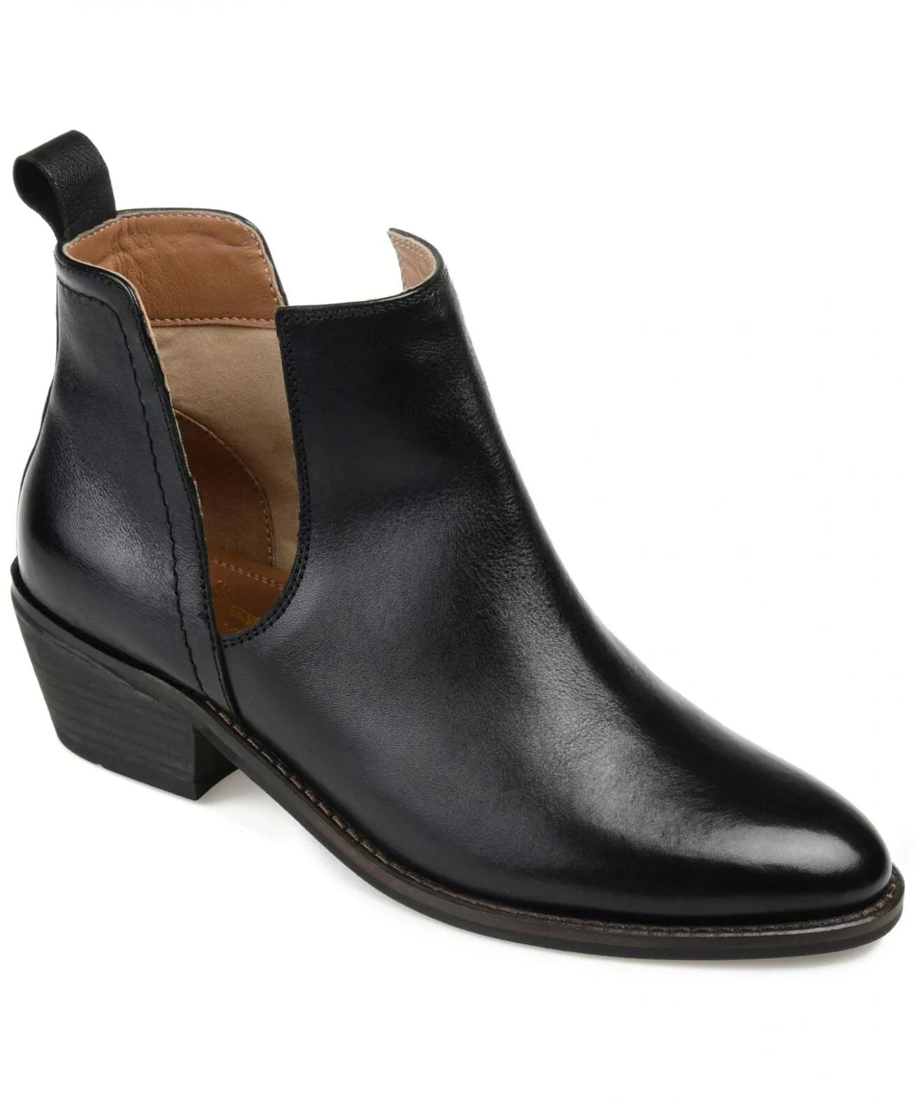 Journee Collection Signature Women's Brigitte Cutout Bootie BRIGITTE Black 8.5M
