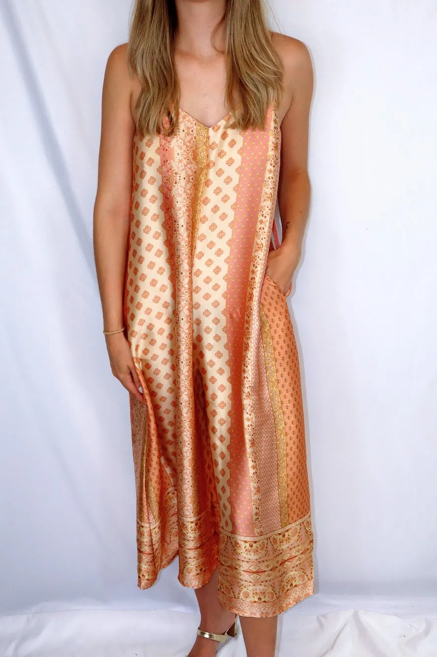 Just Darling Jumpsuit Gold