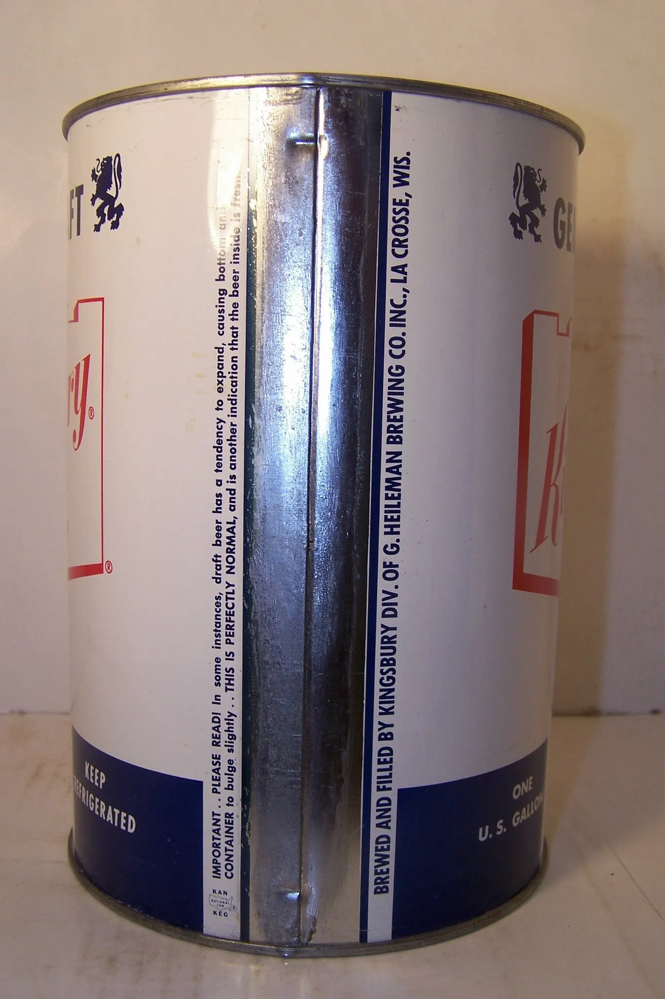 Kingsbury Genuine Draft Beer USBC 245-6 Grade 1 Sold on 2/27/15