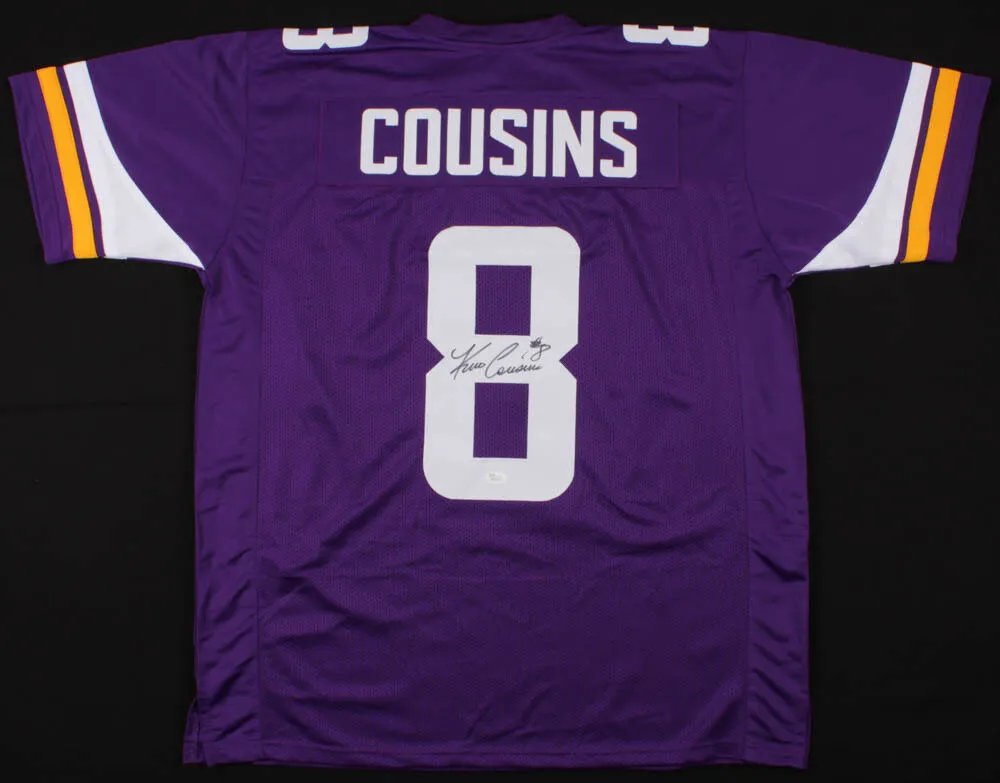 Kirk Cousins Signed Minnesota Vikings Jersey (TSE COA) 2016 Pro Bowl Quarterback
