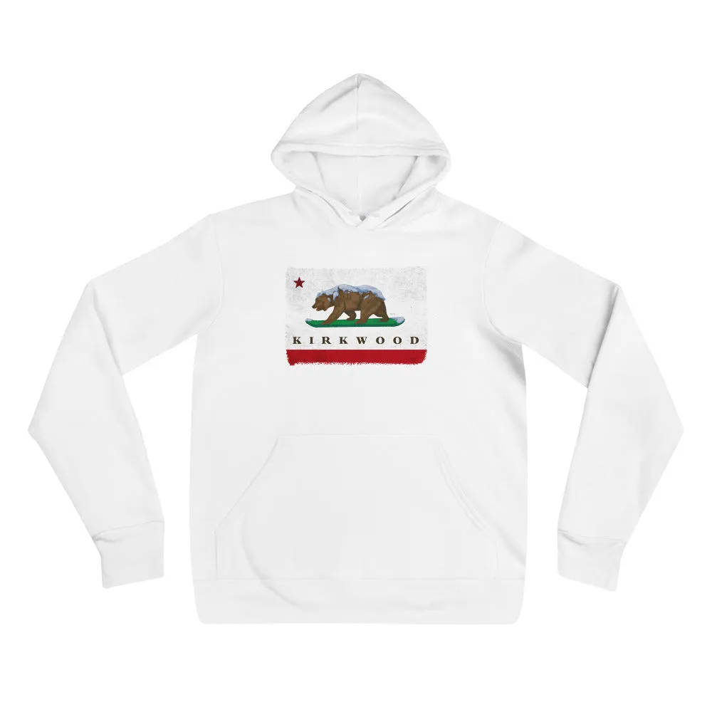 Kirkwood CA flag hoodie