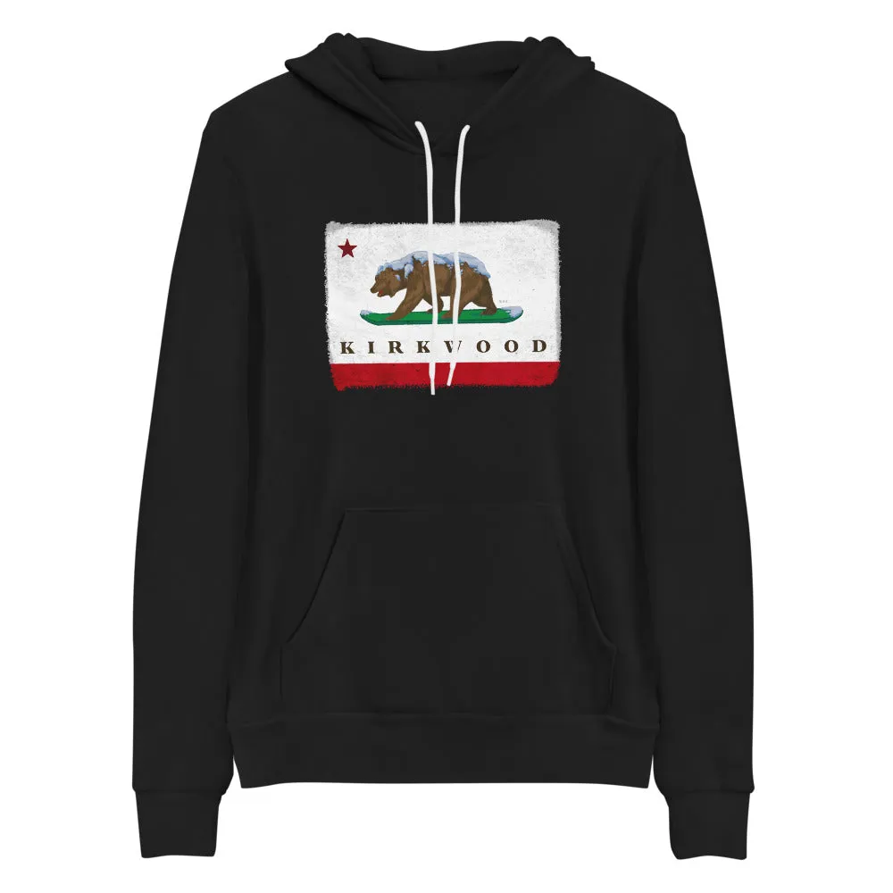 Kirkwood CA flag hoodie