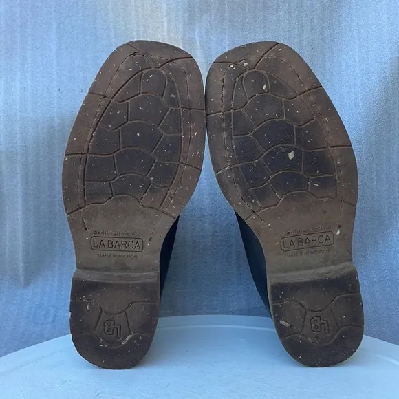 La Barca Kids Short Square Toe pull on boot Sz 13 US/20 Mx
