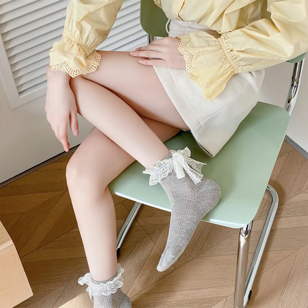 Lace Butterfly Socks