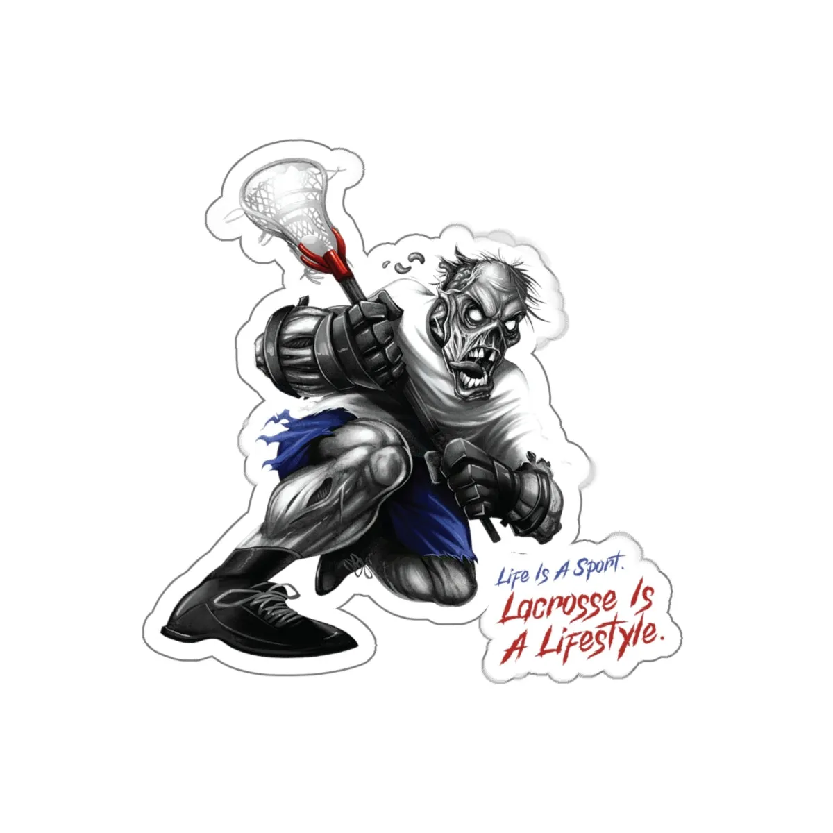 Lacrosse is a Lifestyle Stickers