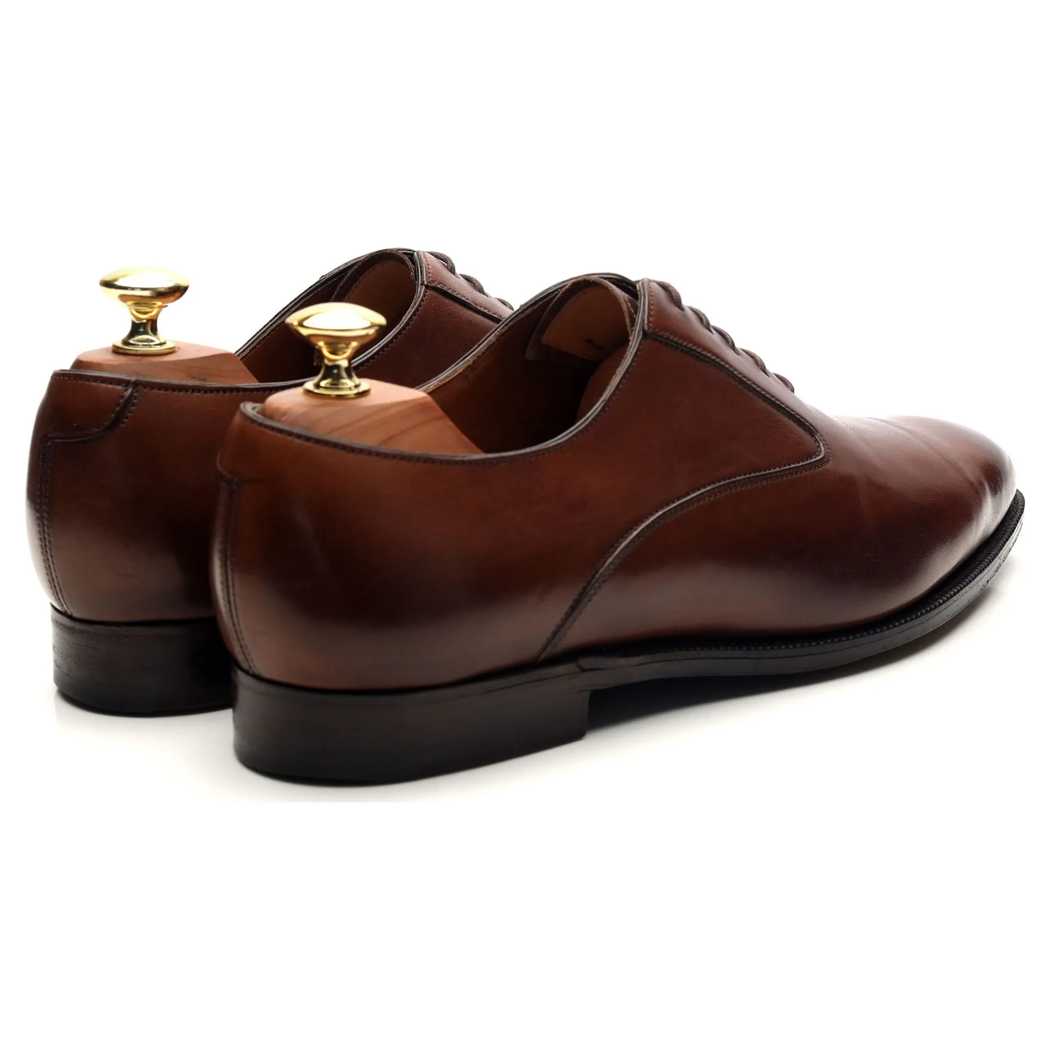 'Ladbroke' Brown Leather Oxford UK 8 E