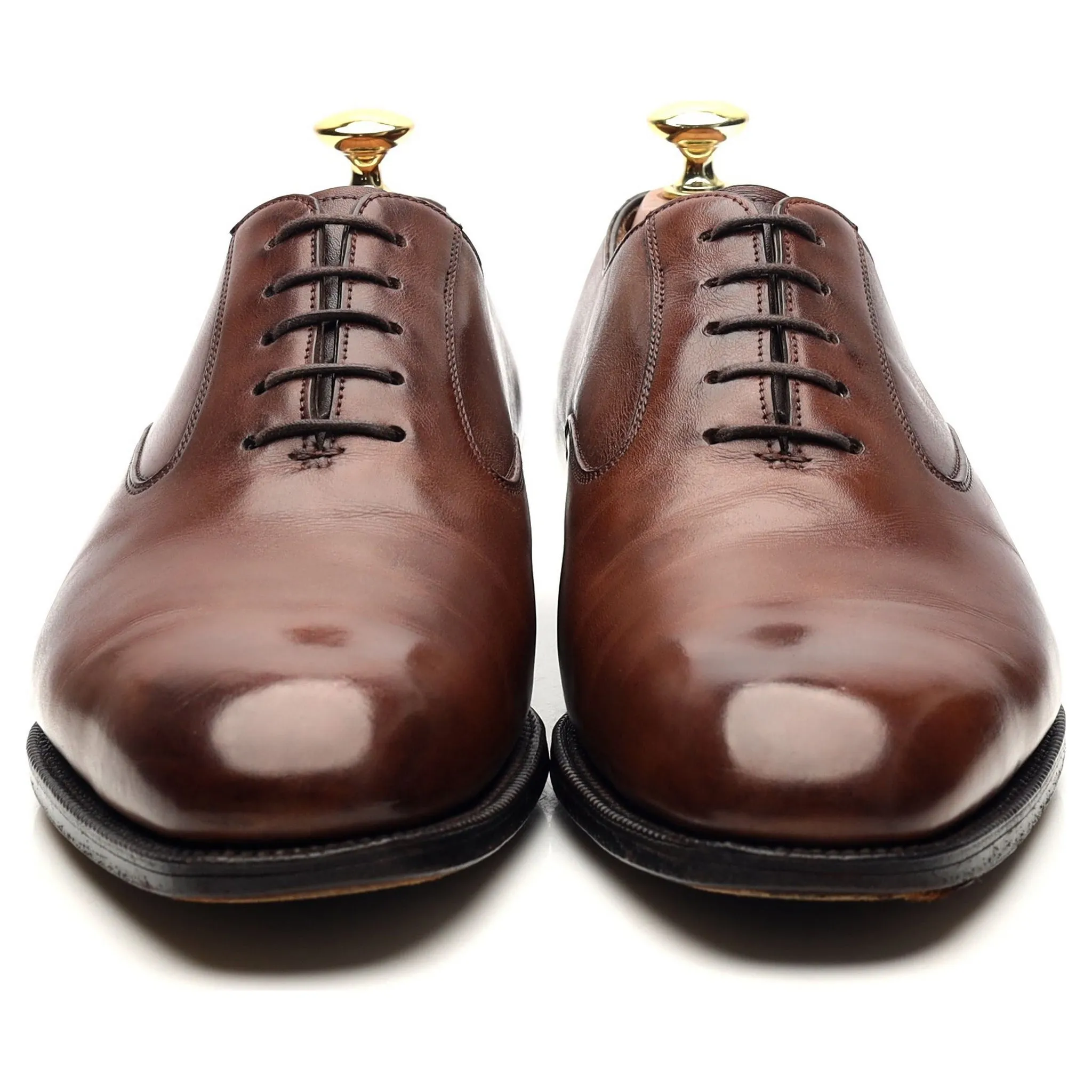 'Ladbroke' Brown Leather Oxford UK 8 E