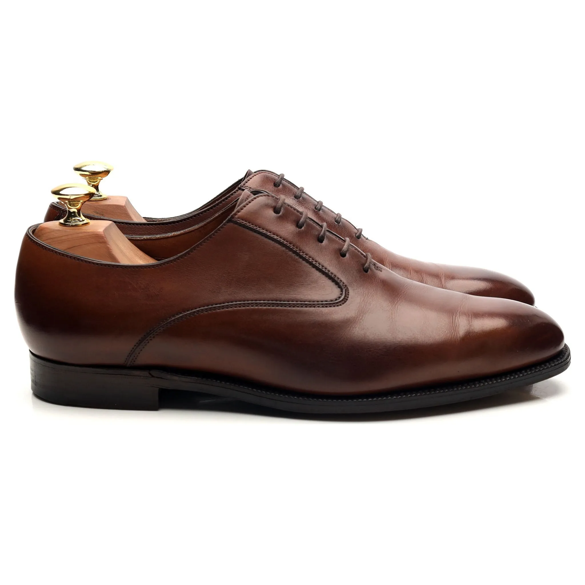 'Ladbroke' Brown Leather Oxford UK 8 E