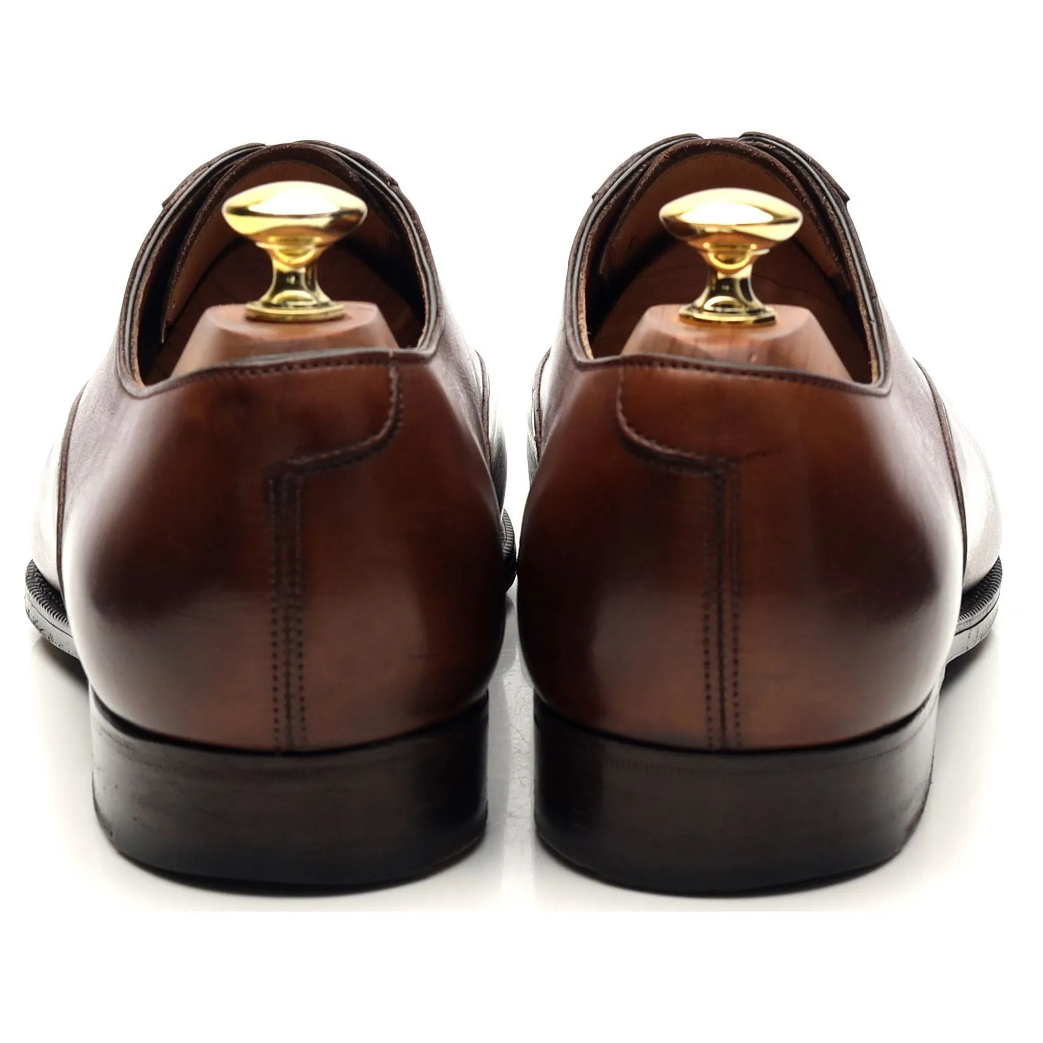 'Ladbroke' Brown Leather Oxford UK 8 E