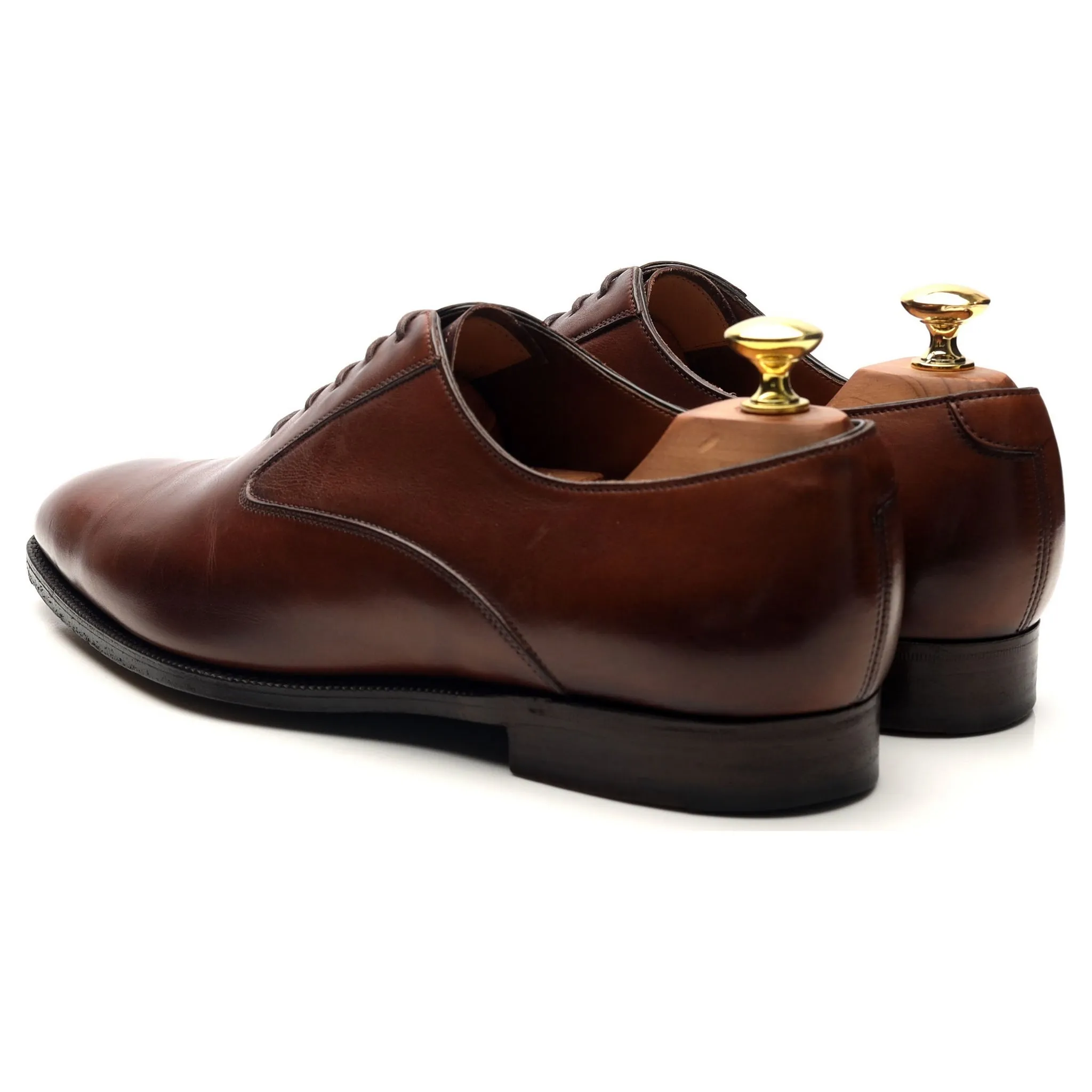 'Ladbroke' Brown Leather Oxford UK 8 E