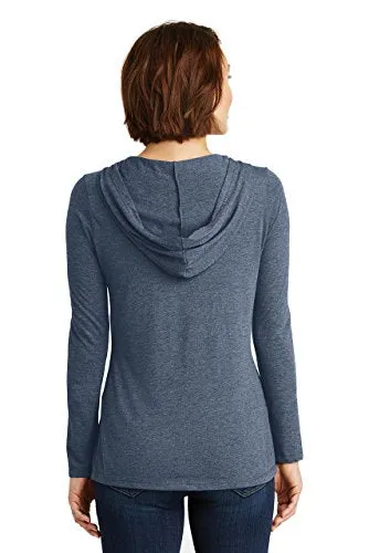 Ladies Hoodie Shirt Relax Lacrosse T Shirt Navy Frost S