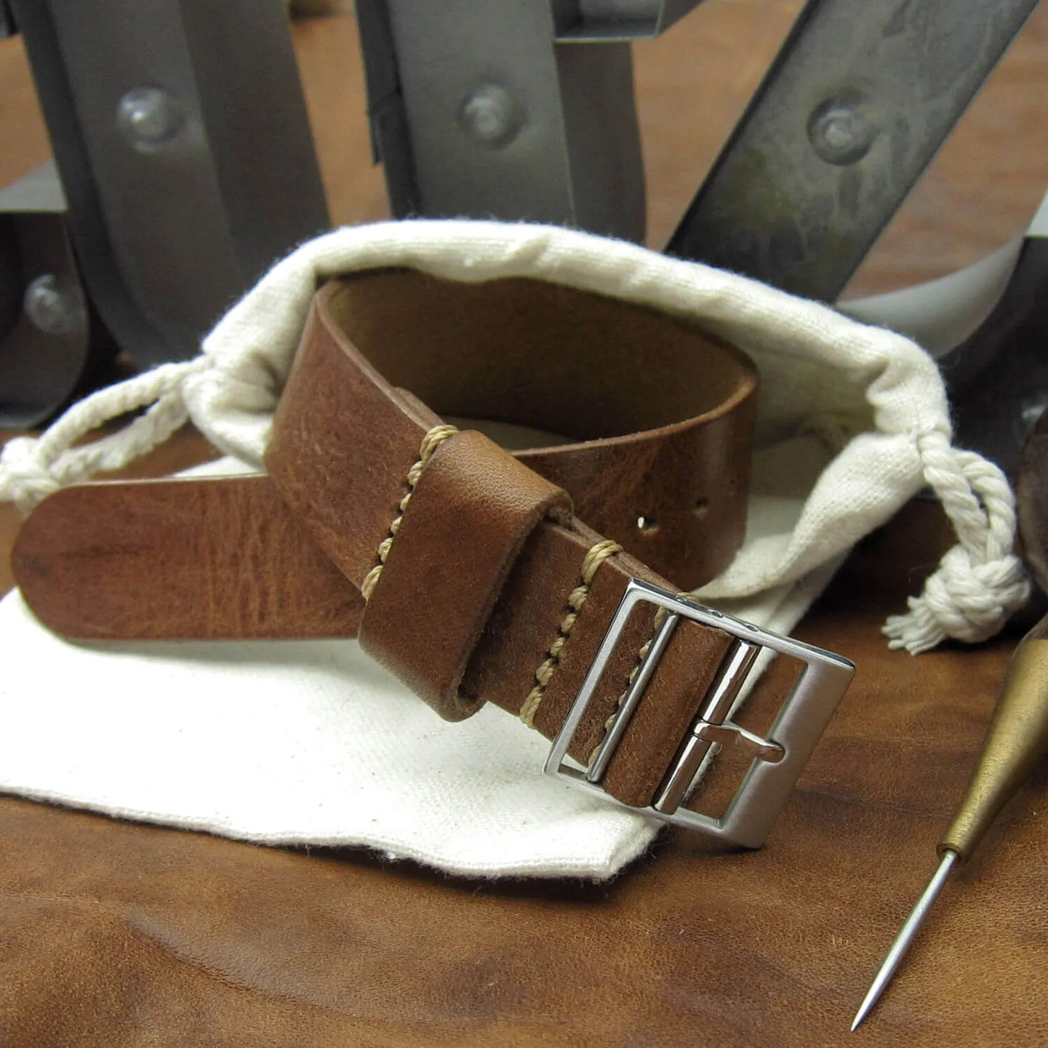 Leather Watch Strap, Classic RAF II Vintage 402