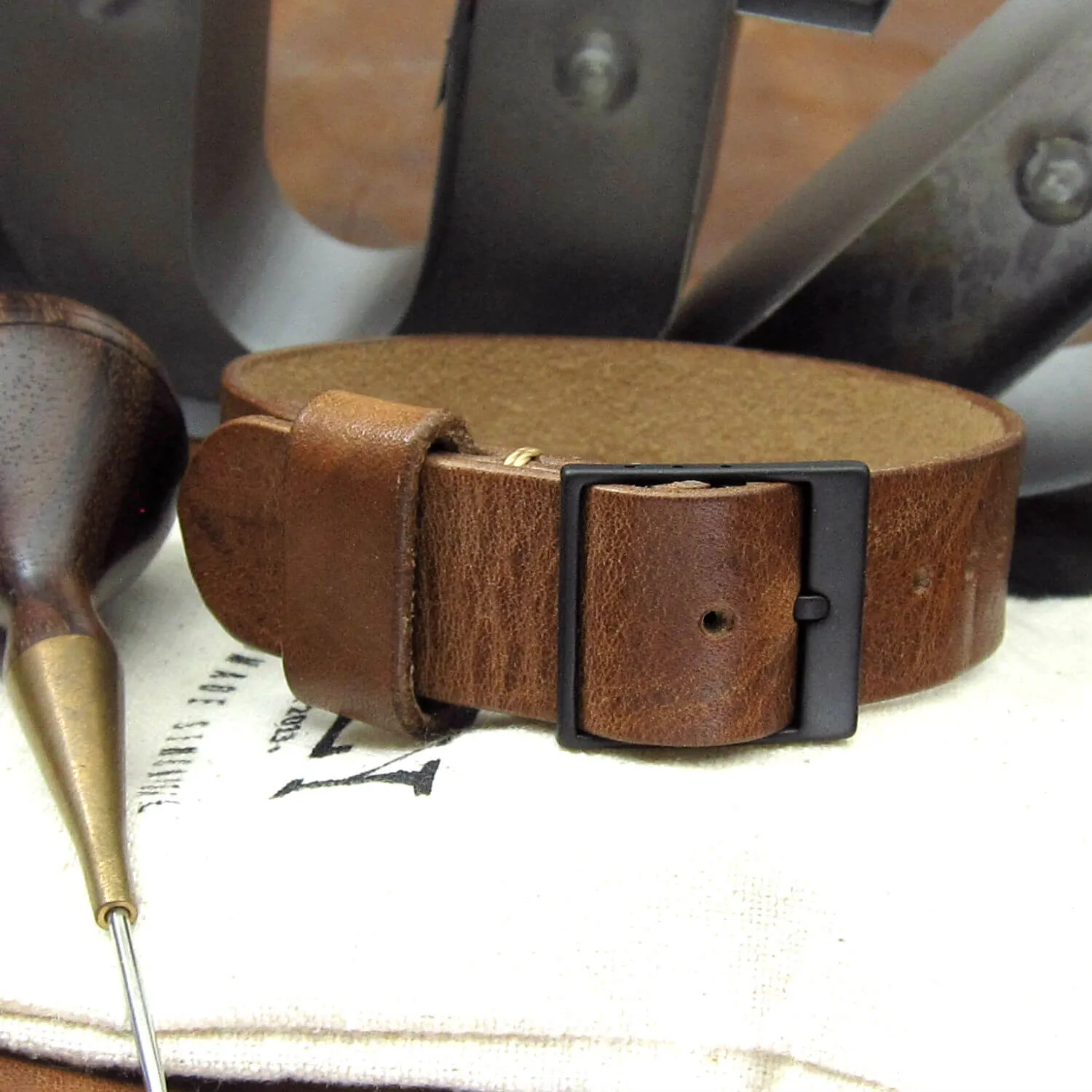 Leather Watch Strap, Classic RAF II Vintage 402