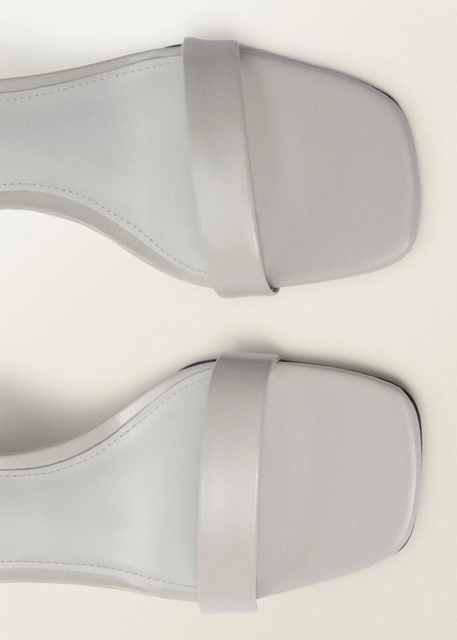 Leather wedge-heel sandals