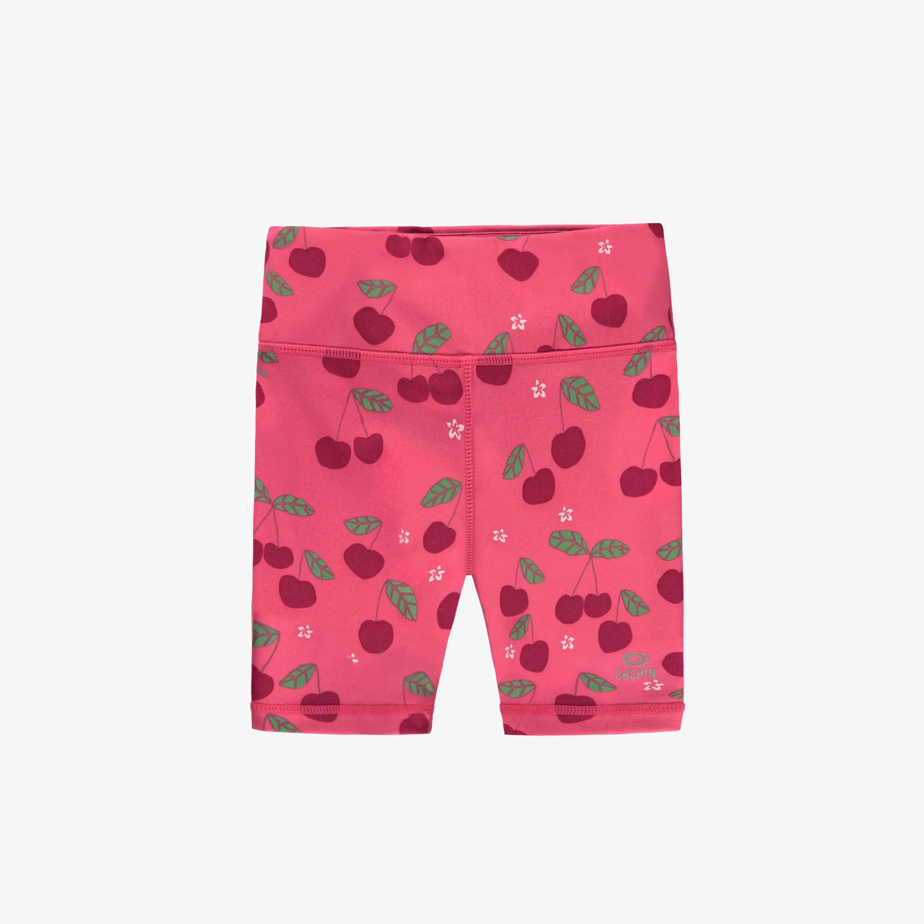 Legging court rose à motifs, enfant  || Pink short legging with all over print, child