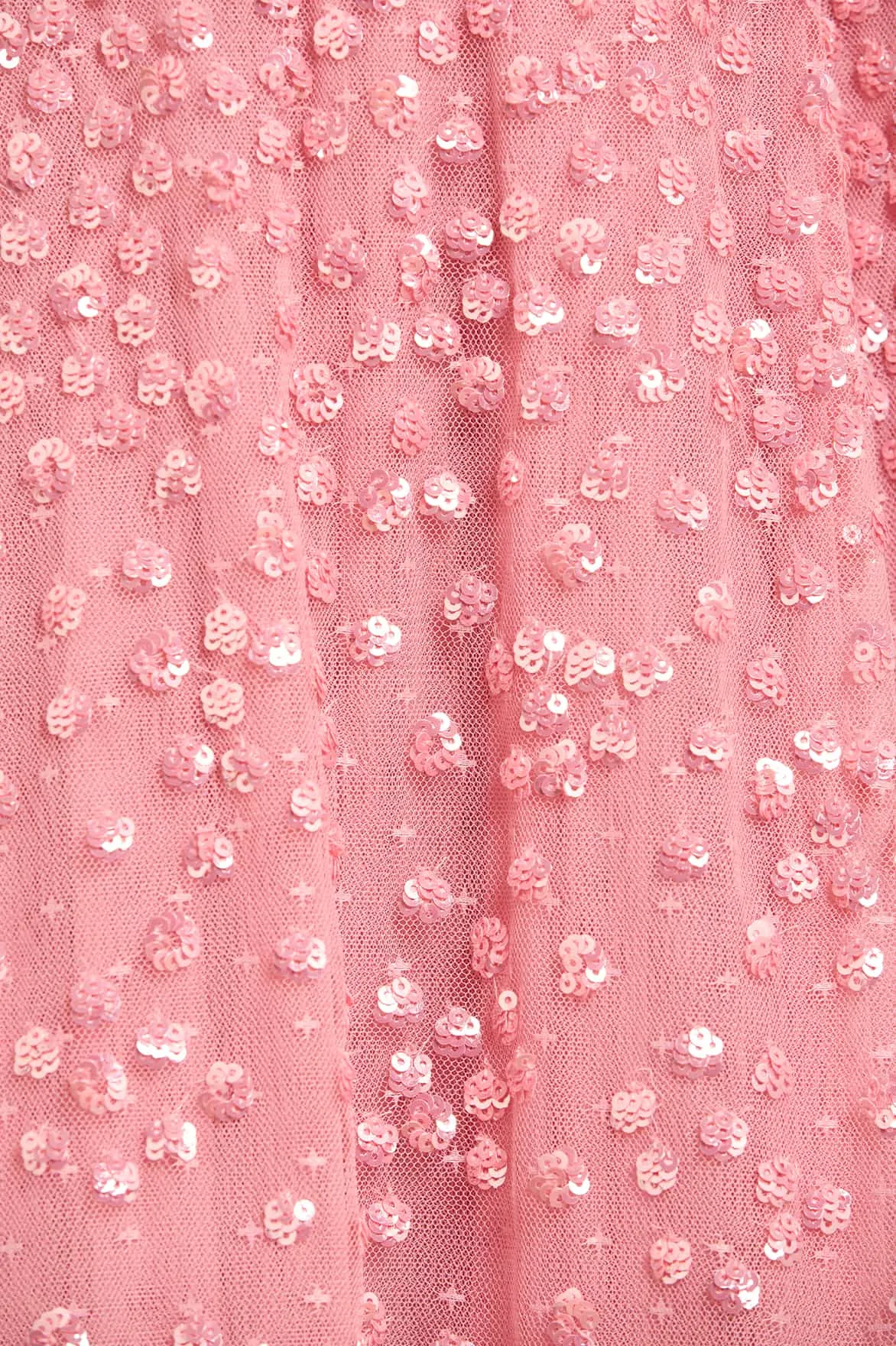 Leila Dot V-Neck Cape Ankle Gown
