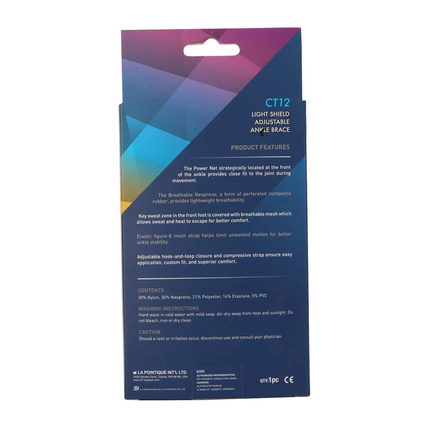 Light Shield Adjustable Ankle Brace