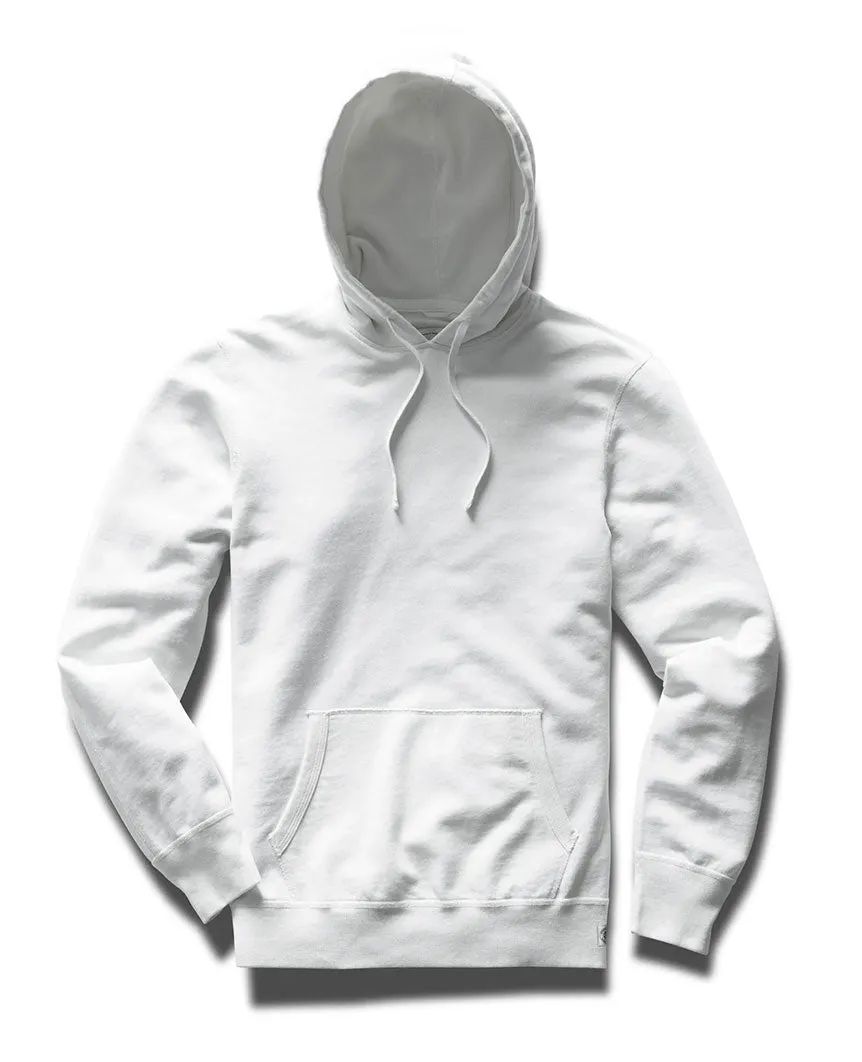 Lightweight Terry Pullover Hoodie White