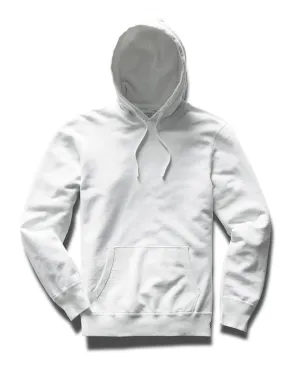 Lightweight Terry Pullover Hoodie White