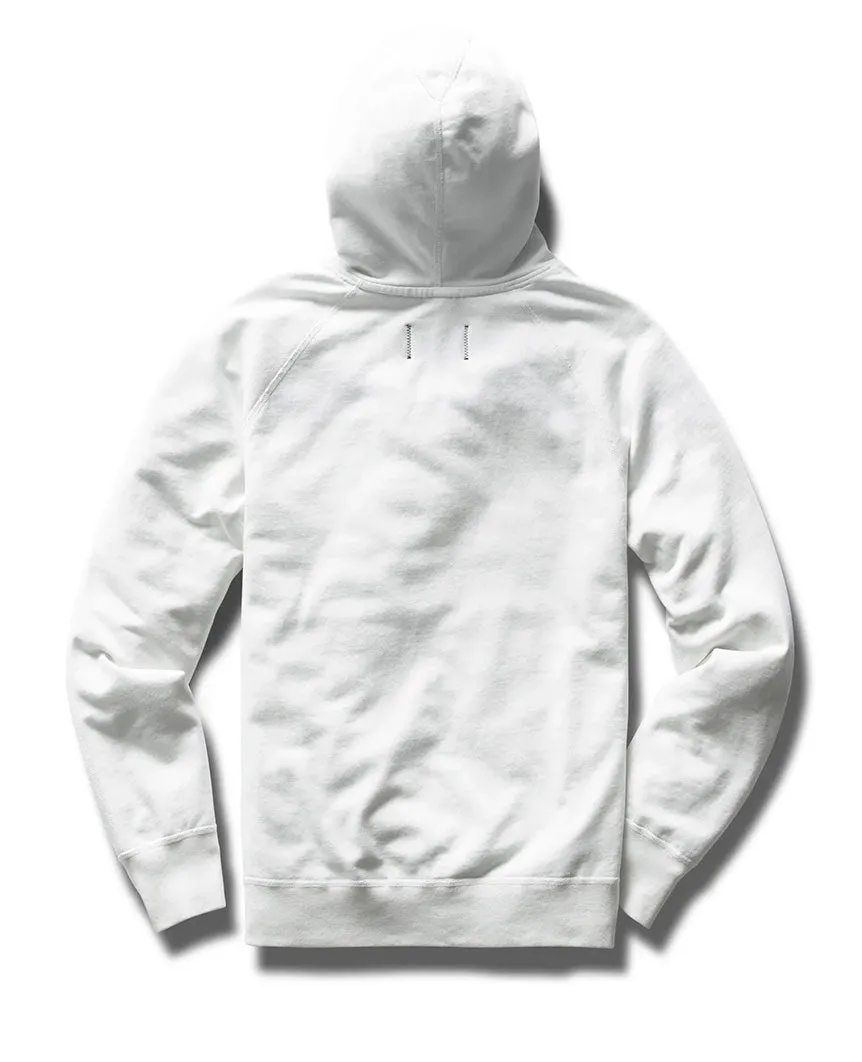 Lightweight Terry Pullover Hoodie White