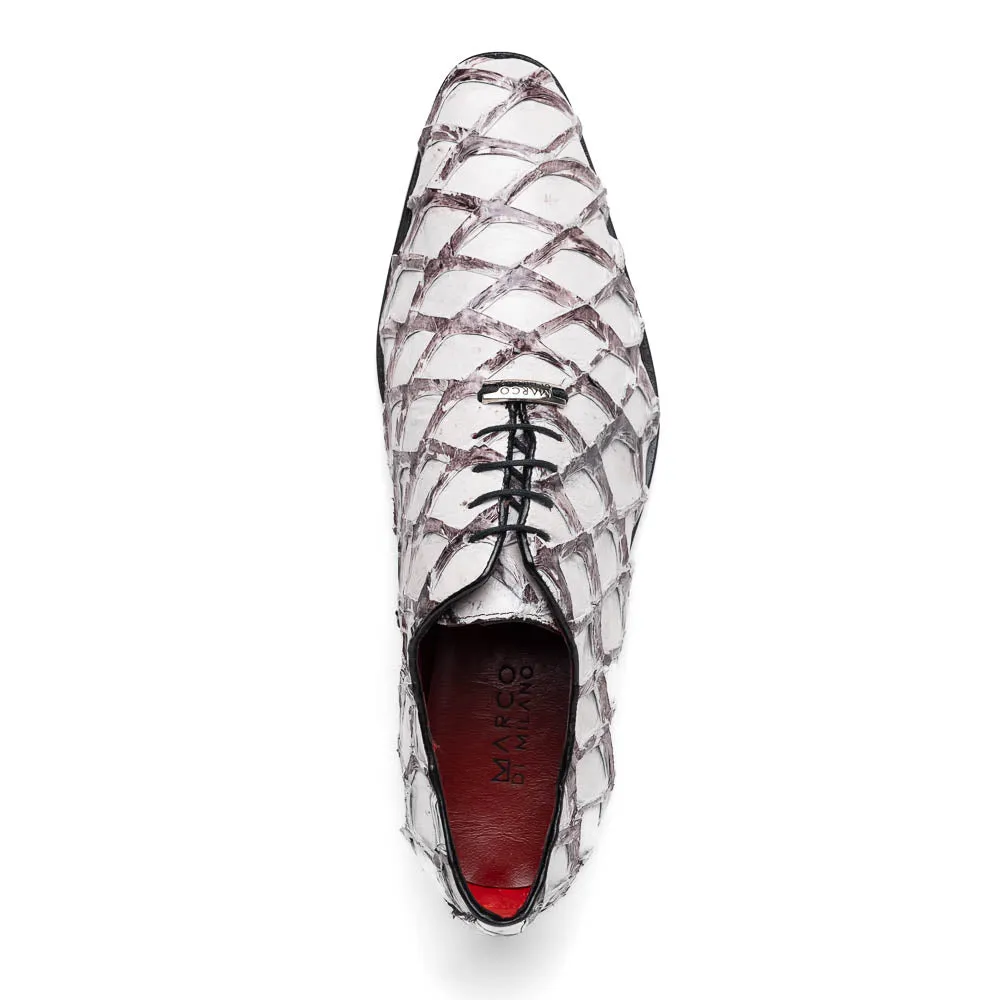 Marco Di Milano Olivieri Newspaper Pirarucu Dress Shoe Oxfords