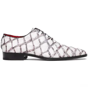 Marco Di Milano Olivieri Newspaper Pirarucu Dress Shoe Oxfords