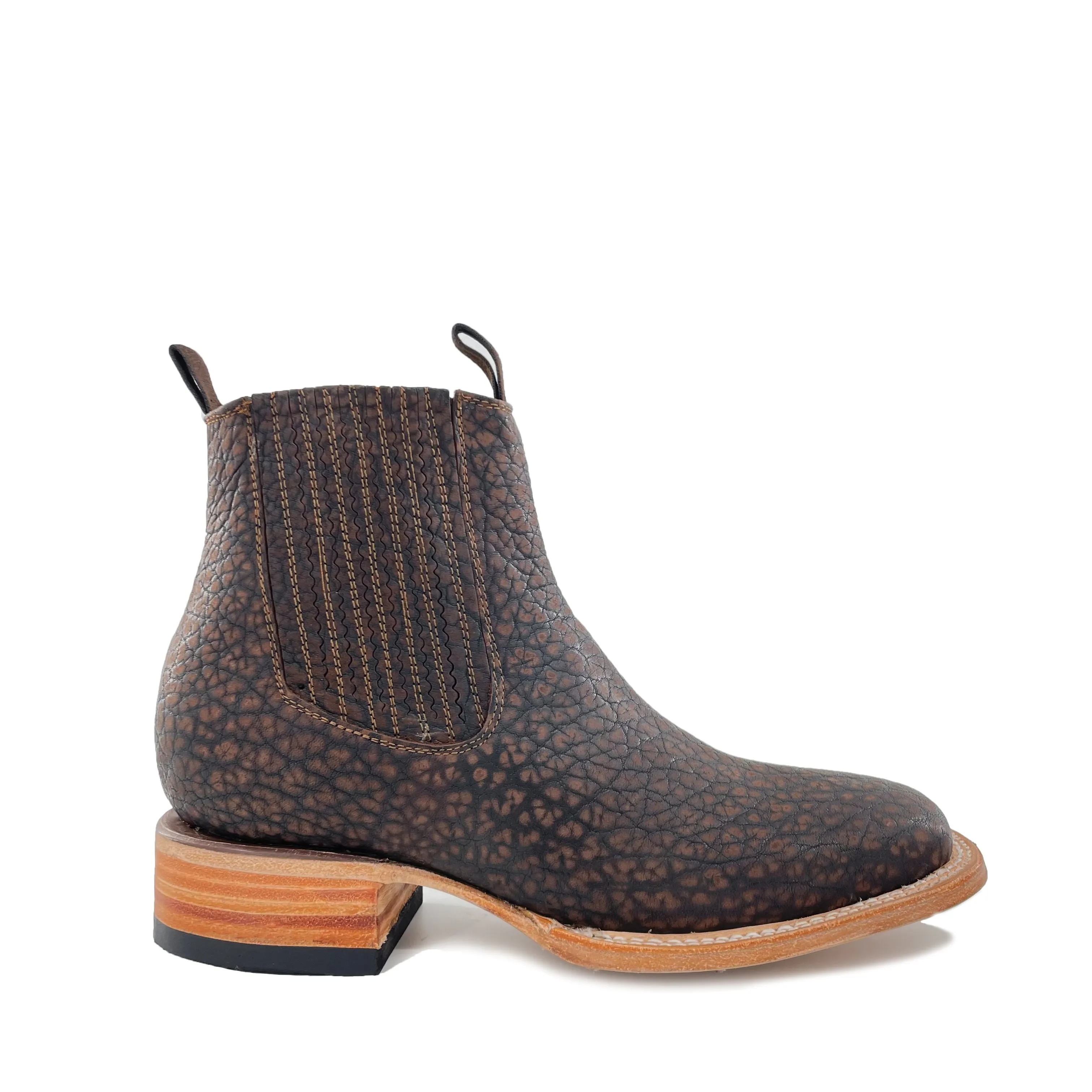 Men Bulldog Botin - Bull Neck Brown