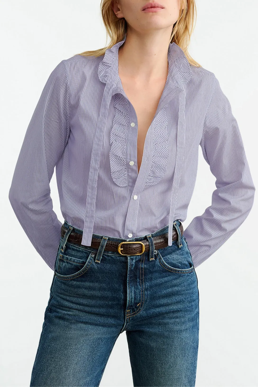 Miera Shirt | Mini Navy Stripes