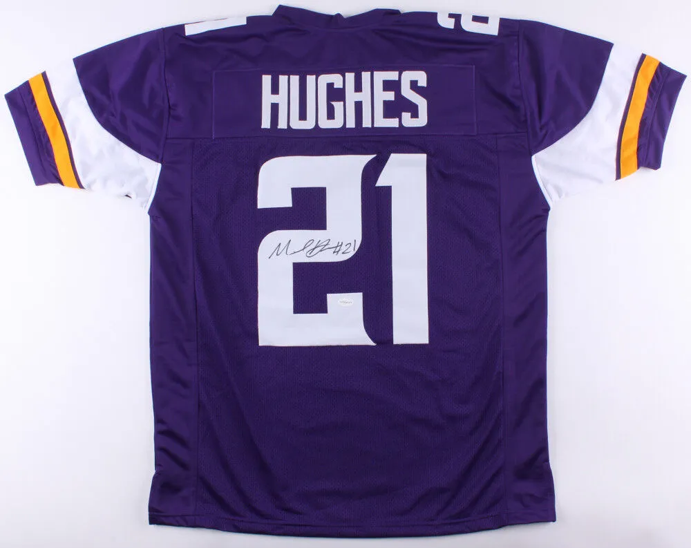 Mike Hughes Signed Minnesota Vikings Jersey (TSE COA) 2018 1st Rd Drft Pk / UCF