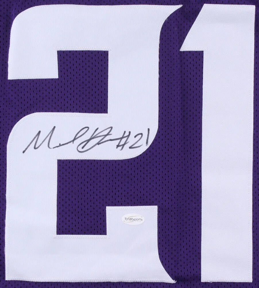Mike Hughes Signed Minnesota Vikings Jersey (TSE COA) 2018 1st Rd Drft Pk / UCF