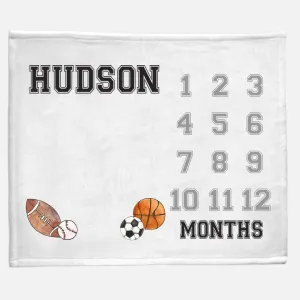 Milestone Blanket - Sports