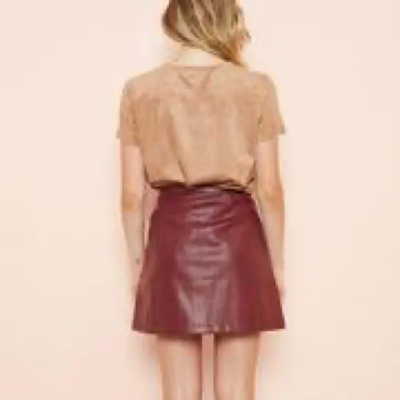 MINKPINK Vegan Leather Mini