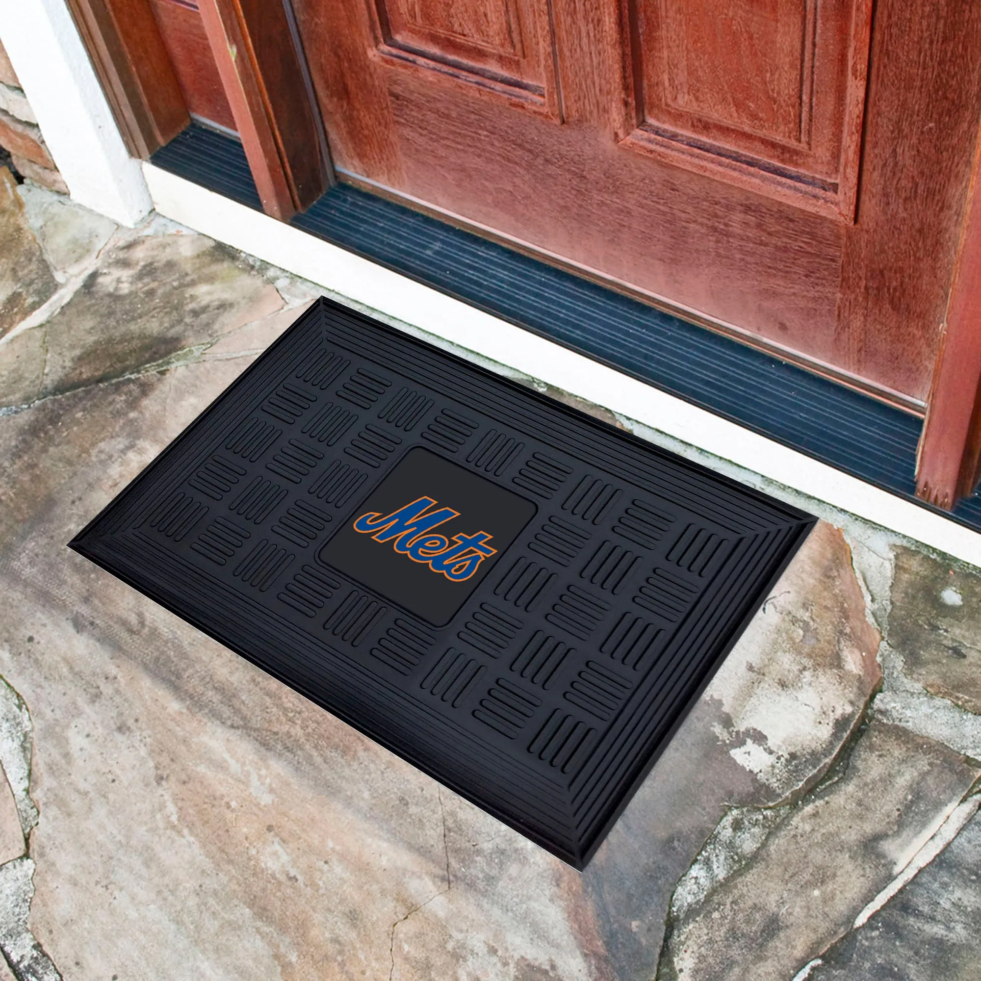 MLB - New York Mets Medallion Door Mat