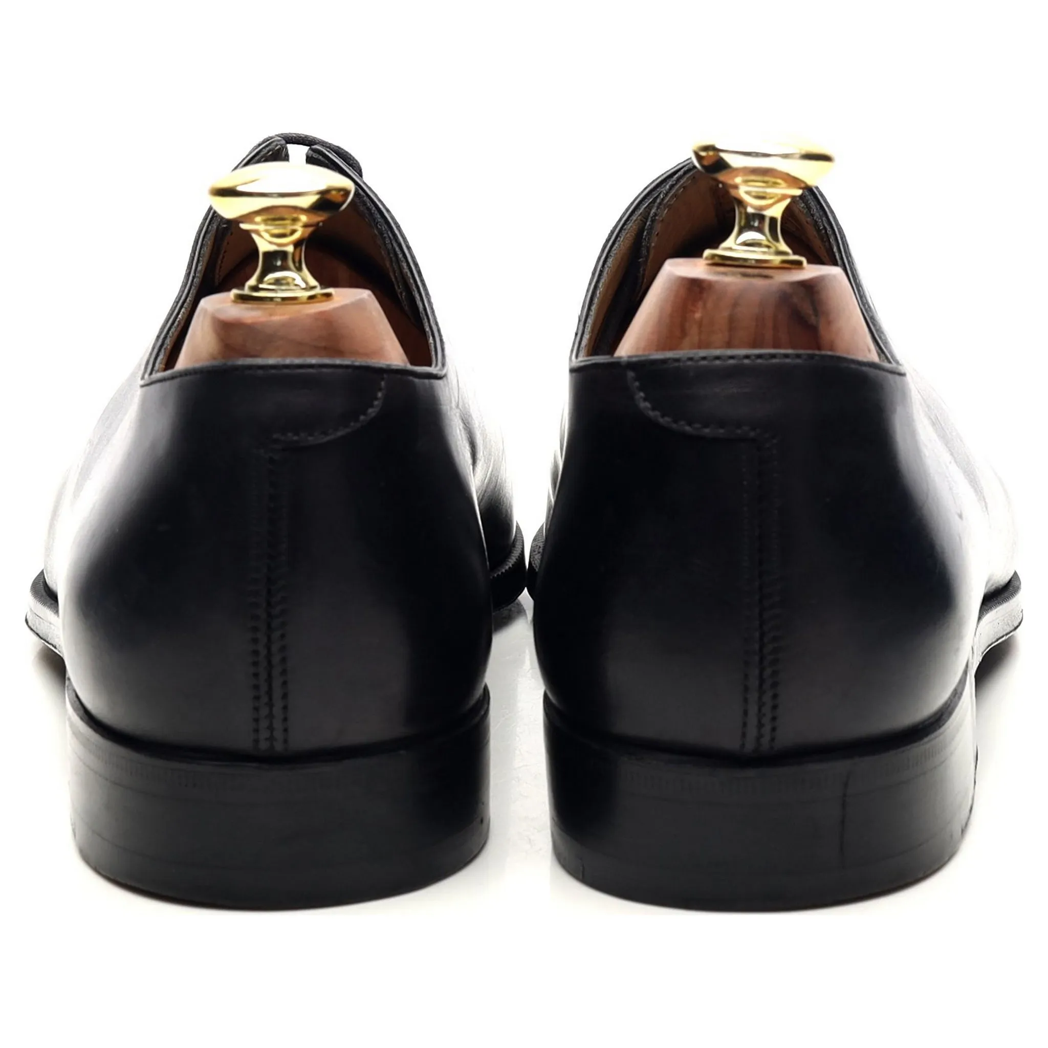 Navy Blue Leather Oxford UK 8