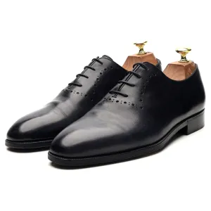 Navy Blue Leather Oxford UK 8