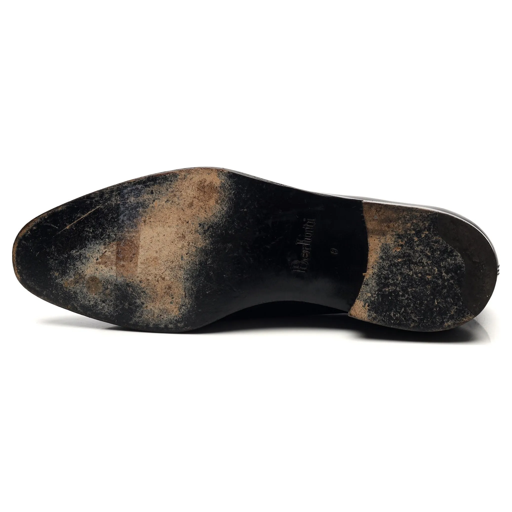 Navy Blue Leather Oxford UK 8