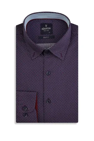 Navy Semi Formal Shirt