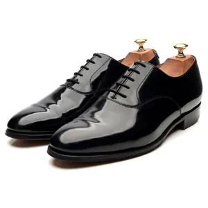 New & Lingwood Black Patent Leather Oxford UK 9 E