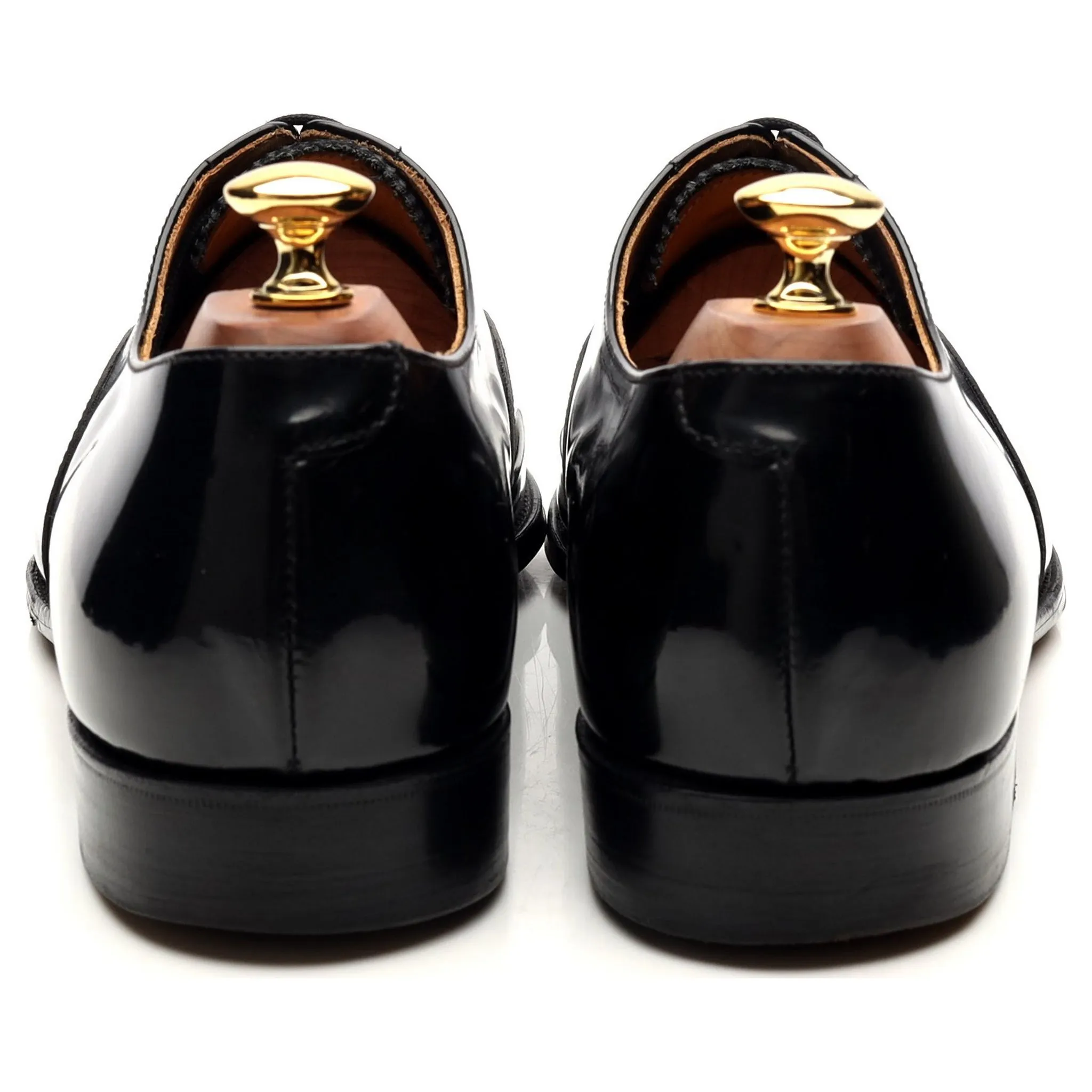 New & Lingwood Black Patent Leather Oxford UK 9 E