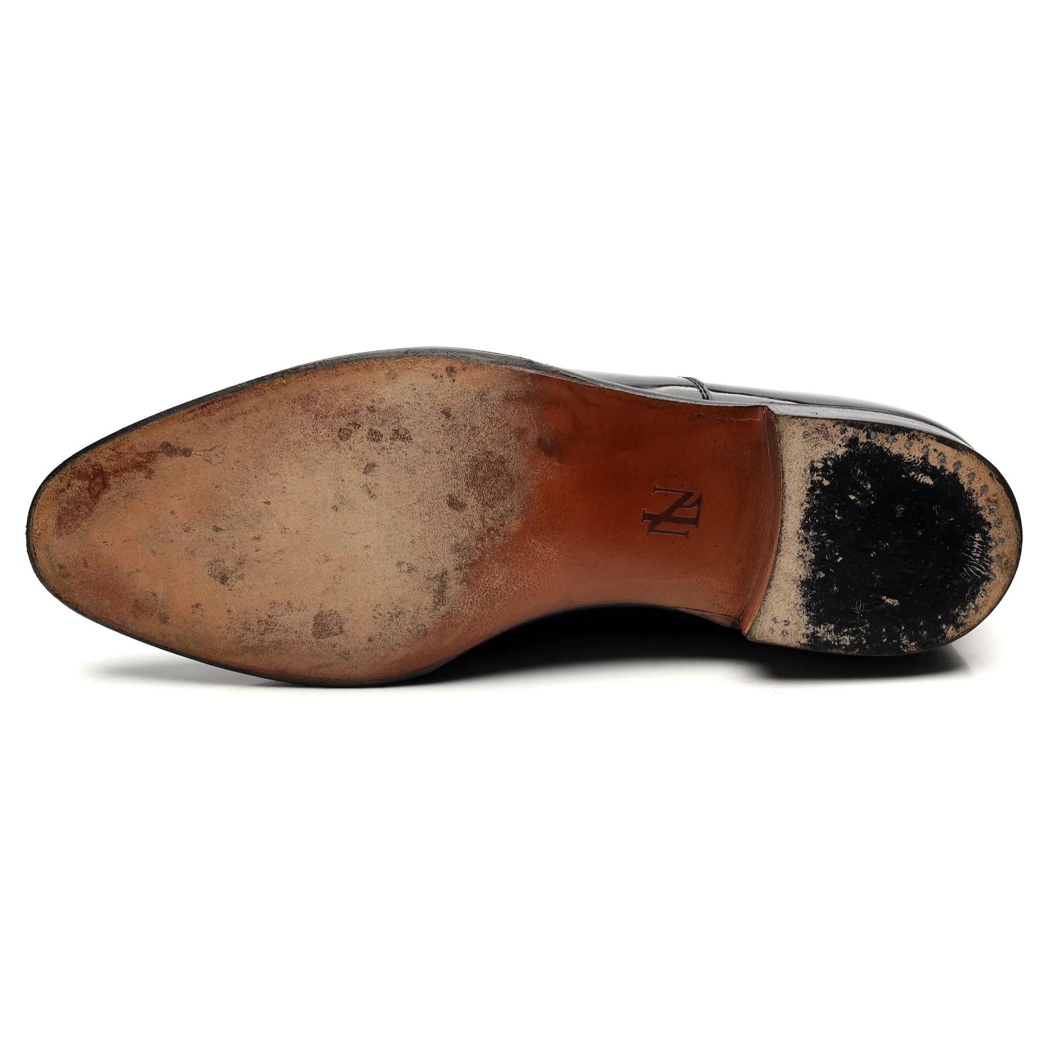 New & Lingwood Black Patent Leather Oxford UK 9 E