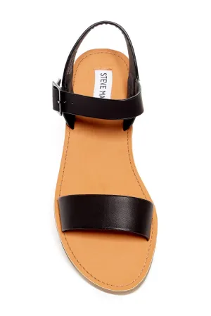 New Nordstrom's Item! Women's Steve Madden Zone Ankle Strap Sandal, Black! Sz 10! Retails $90 