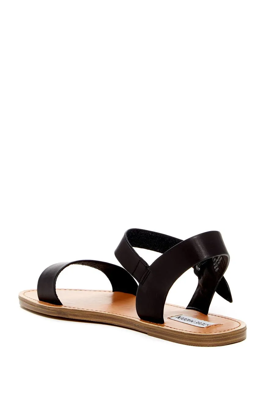 New Nordstrom's Item! Women's Steve Madden Zone Ankle Strap Sandal, Black! Sz 10! Retails $90 