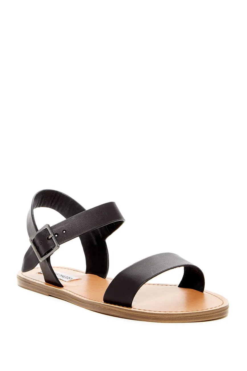 New Nordstrom's Item! Women's Steve Madden Zone Ankle Strap Sandal, Black! Sz 10! Retails $90 